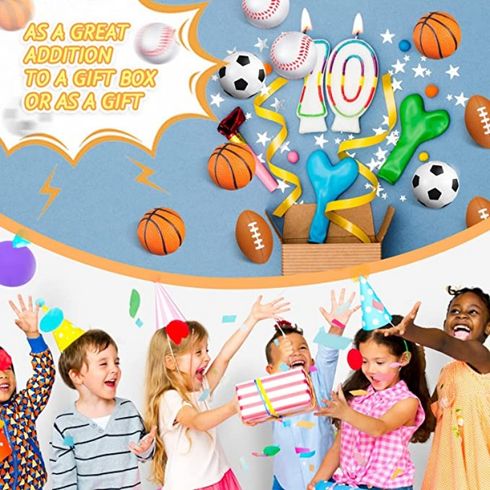 Il set di 4 palline in schiuma antistress per lo sport include palline da basket, calcio, baseball e palline da calcio comprimibili per alleviare l'ansia