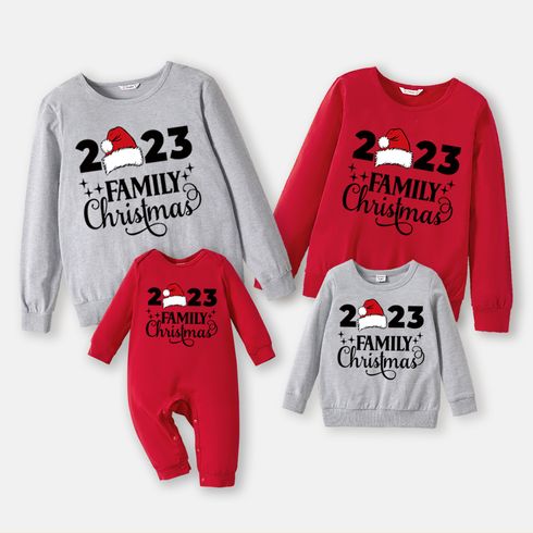 Familien-Looks Weihnachten Langärmelig Familien-Outfits Oberteile