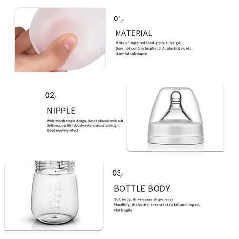 1Pc Breast Pump Portable Electric Hands Free Breast Pump with 9 Levels & 3 Modes & Night Light White big image 5