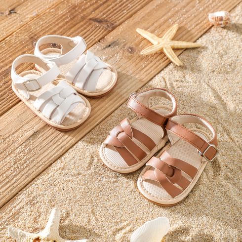Baby / Toddler Open Toe Cross Vamp Sandals Prewalker Shoes