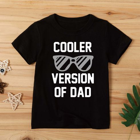 Toddler/Kid Cotton Letter Print Short-sleeve Tee