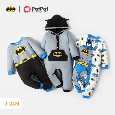 Batman Baby Jungen Avantgardistisch Langärmelig Baby-Overalls