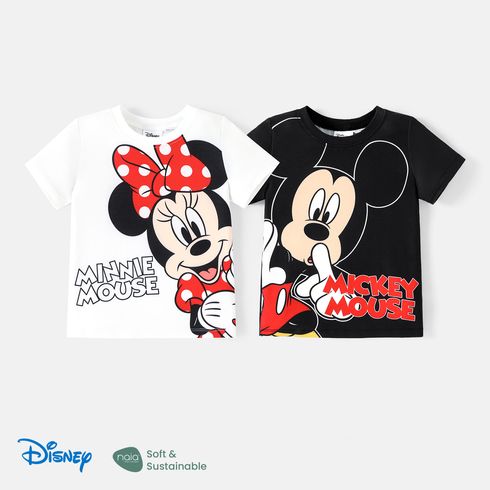 Disney Kleinkind/Kind Mädchen/Junge Charakter & Buchstabendruck Naia™ Kurzarm-T-Shirt
