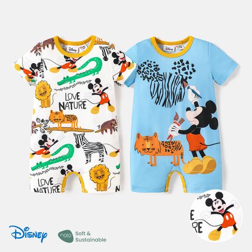 Disney Baby Boy/Girl Short-sleeve Graphic Print Naia™ Romper Multi-color big image 6