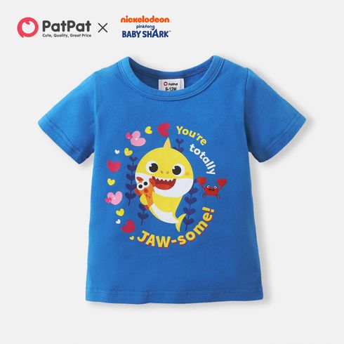 Baby Shark Baby Boy/Girl Heart Graphic Cotton Tee