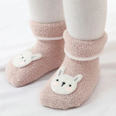 Baby / Toddler Fleece Cartoon Thermal Socks