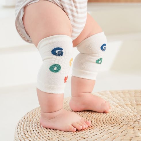 Baby Letter Pattern Dispensing Non-slip Knee Pads Multi-color big image 3