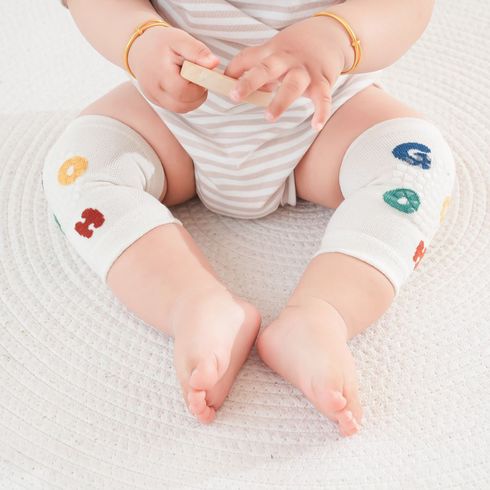 Baby Letter Pattern Dispensing Non-slip Knee Pads Multi-color big image 5