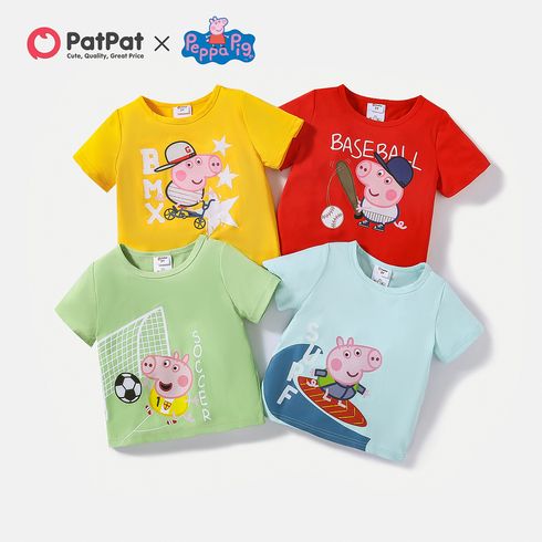 Peppa Pig Toddler Boy Letter Print Short-sleeve Tee