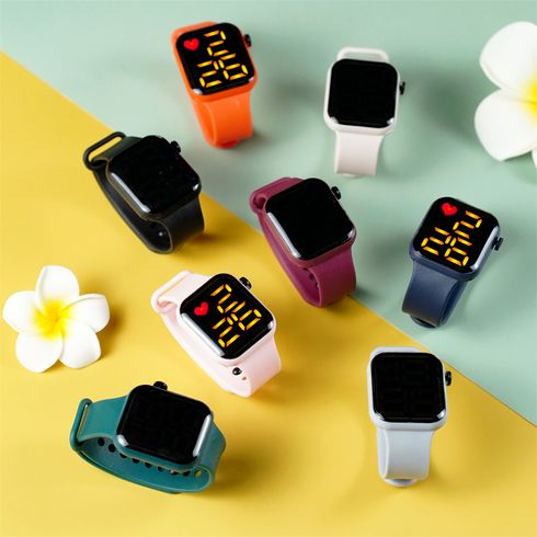 Toddler / Kid LED Watch Digital Smart Square Electronic Watch (With packing box)