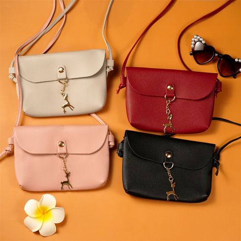 portamonete borsa messenger borsa tracolla hasp ciondolo fulvo metallo bambino / bambino Rosa big image 8