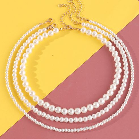 3-pack Kid Pearl Necklace Set
