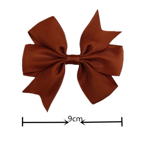 10-pack Bow Decor Solid Hair Clip White big image 4