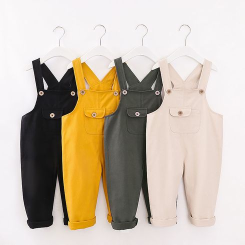 Baby / Toddler Stylish Solid Overalls