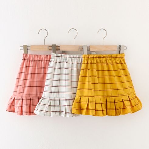 Toddler Girl Sporty Plaid Skirt