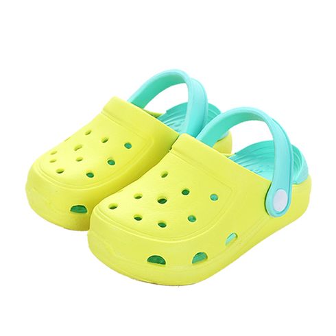Toddler / Kids Breathable Solid Slippers Yellow big image 1