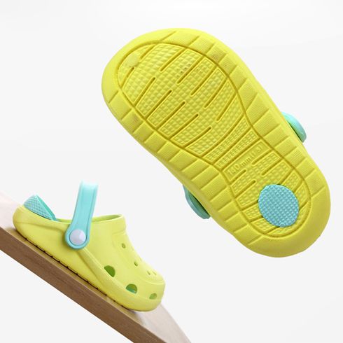 Toddler / Kids Breathable Solid Slippers Yellow big image 3
