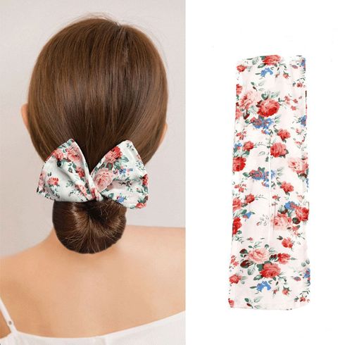Women Deft Hair Bun Maker Flexible Hair Accessory DIY Twist Hair Tool Magic Hair Clip Tool to Roll Buns Twist Hairstyle