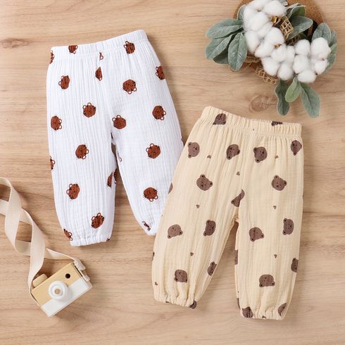 Baby Boy/Girl Allover Animal Print Crepe Pants