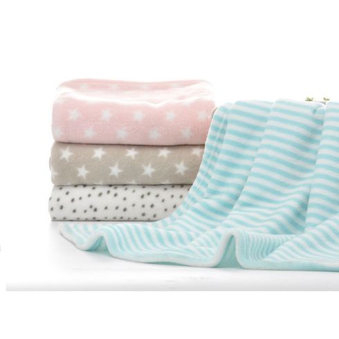 Fuzzy Blanket Soft Warm Cozy Coral Fleece Newborn Infant Receiving Blanket Toddlers Kids Nap Blanket