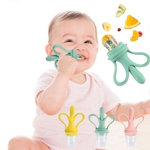 Baby Feeder Vegetable Fruit Food Feeder Nibbler Pacifier Training Massaging Gums Toy Teether