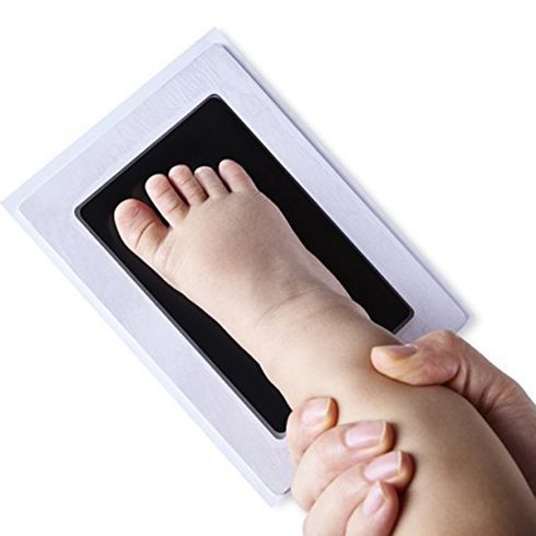 Non-Toxic Baby Handprint Footprint Inkless Hand Inkpad Watermark Infant Souvenirs Casting Clay Newborn Souvenir Gift Pink big image 2