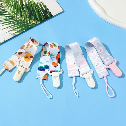 Neutral Pacifier Clips for Boys and Girls Fits for Most Pacifier & Teethers