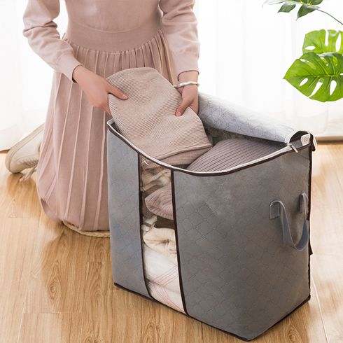 Collapsible Clothes Storage Bag Grey big image 2