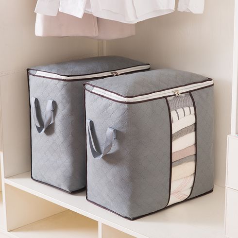 Collapsible Clothes Storage Bag Grey big image 3