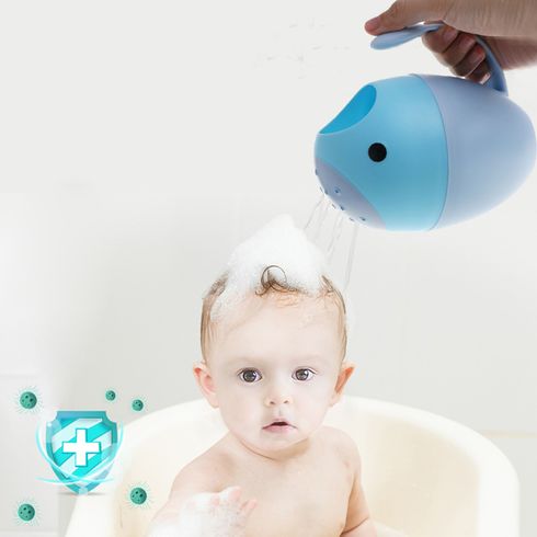 tazza di shampoo per bambini balena dei cartoni animati forniture per la doccia per neonati per bambini tazza per il risciacquo del bagnetto