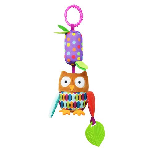 Baby Hanging Teething Rattle Toys Soft Activity Crib Stroller Toys Animal Shape for Toddlers Baby Girls Baby Boys Green big image 3