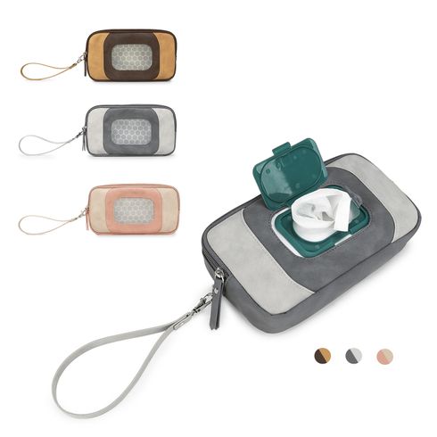 distributeur de lingettes humides pour bébé porte-lingettes portable rechargeable contenant de lingettes réutilisables (sans lingettes)