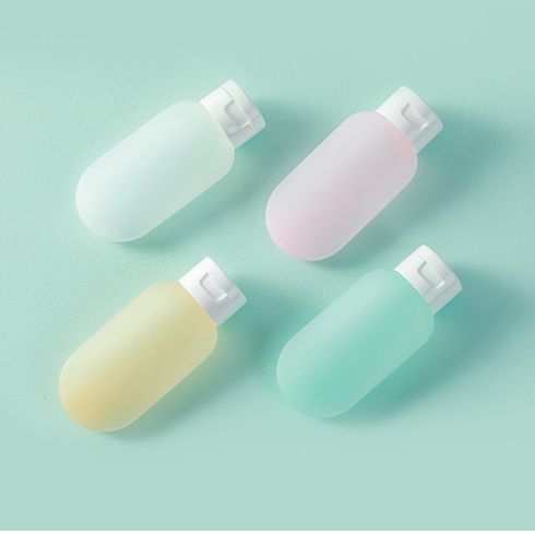 4-pack Portable Travel Bottles Set Refillable Travel Accessories Toiletries Containers for Shampoo Body Wash Liquids Multi-color big image 2