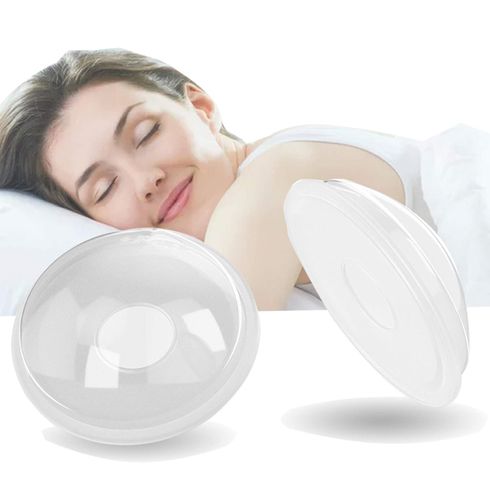 2-pack Reusable Comfort Breast Shells for Breastfeeding Relief & Protect Cracked Sore Nipples & Collect Leaked Breast Milk