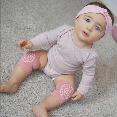 Baby / Toddler Solid Antiskid Kneecaps Pink big image 3