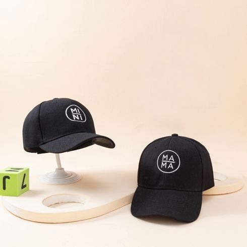 Letter Embroidered Baseball Cap for Mom and Me