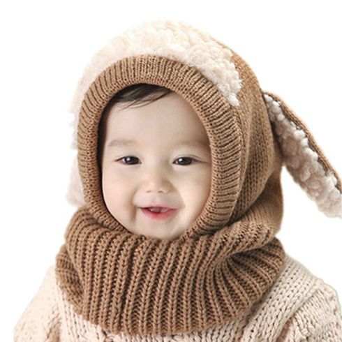 Gorro térmico con dos orejas para bebés y niños pequeños