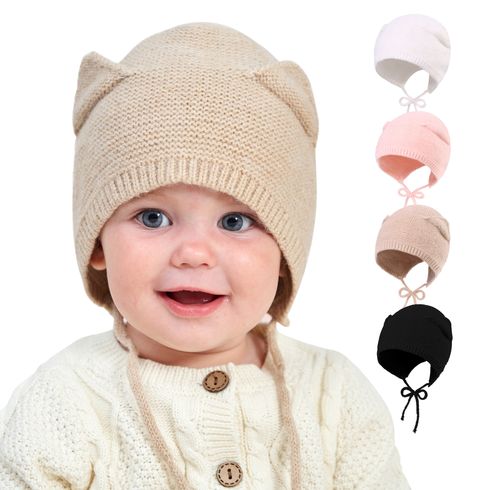 Baby Dual Ears Lace Up Hat