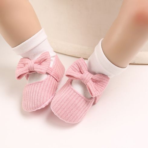 Baby / Toddler Girl Adorable Bowknot Decor Solid Velcro Princess Shoes