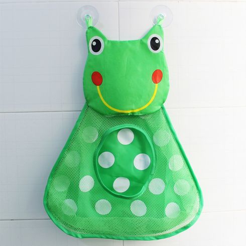 borsa per riporre i giocattoli per il bagno della doccia per bambini piccola anatra piccola rana organizer per il bagno Giallo big image 2
