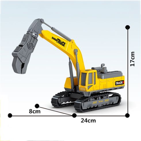Plastic Crusher Toy Car Construction Site Vehicles Toy Classic Model Toy for Boys Gifts Color-A big image 2