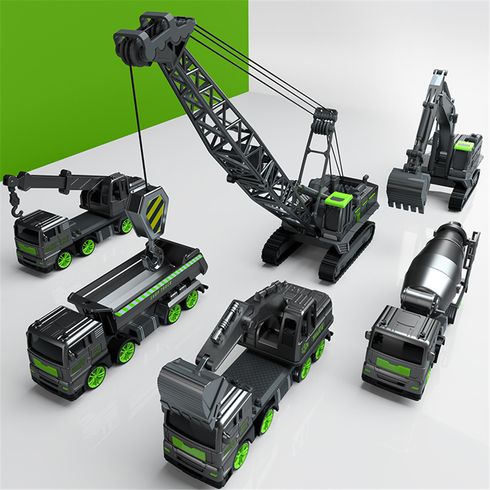 Alloy Excavator Diecasts Toy Simulation Fall-Resistant Crawler Engineering Vehicle Hand Hook Machine Engineering Vehicle Model Series