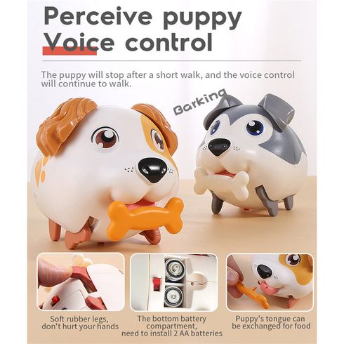 Plastic House Toddlers/Kids Play House Toy Puppy Dog Simulation Animal Boys and Girl(The Colors of Spare Parts are Random, and 4 Puppy Styles are Shipped Randomly) Color-A big image 4
