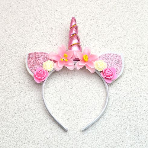 Unicorn Flower Headbands Pink big image 6