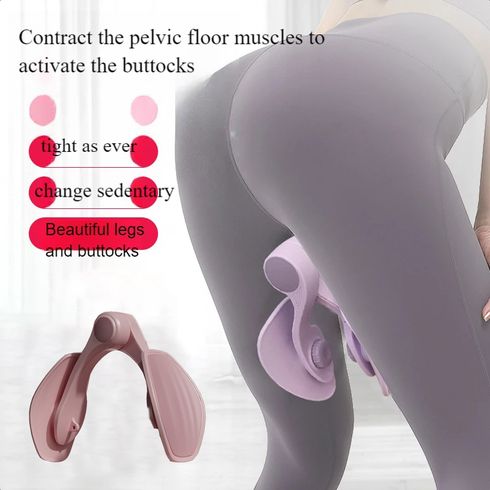 Pelvic Floor Muscle Trainer Hip Trainer Kegel Exerciser Inner Thigh Exerciser for Correction Beautiful Buttocks Leg Arm Back Thigh Postpartum Recovery