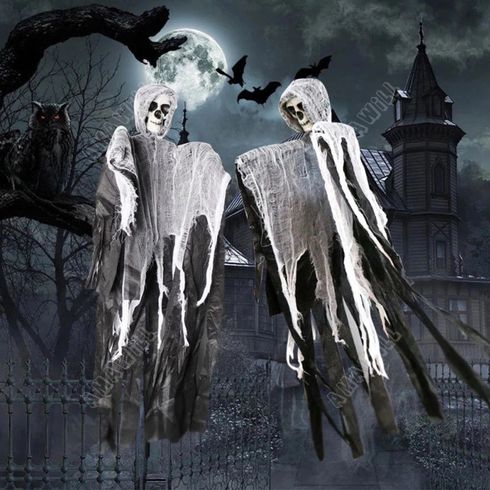 Halloween Hanging Skeleton Ghosts Decorations Horror Party Decor for Best Halloween Outdoor Decoration