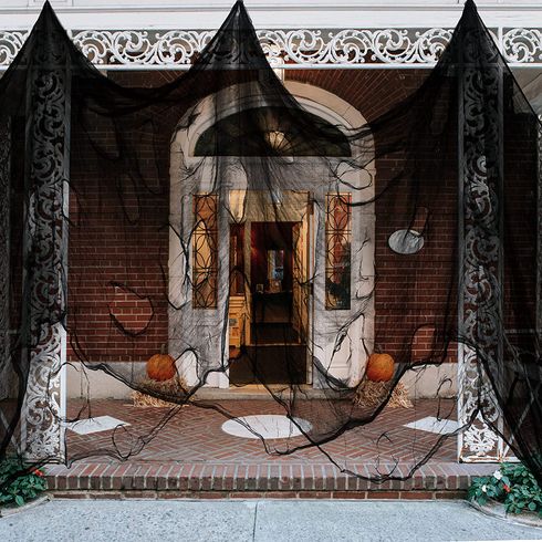 Halloween Creepy Spooky Scary Gauze Cloth for Wall Windows Doorways Entryways Outdoor Garden Yard Decor