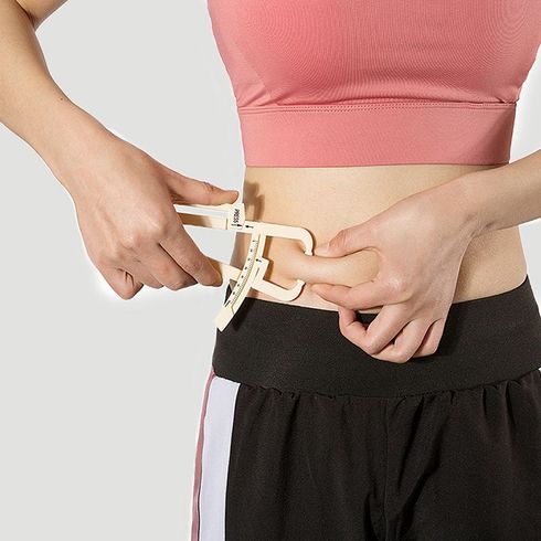 Body Fat Caliper Measure Tool Skinfold Calipers with Measurement Charts and Detailed Manual
