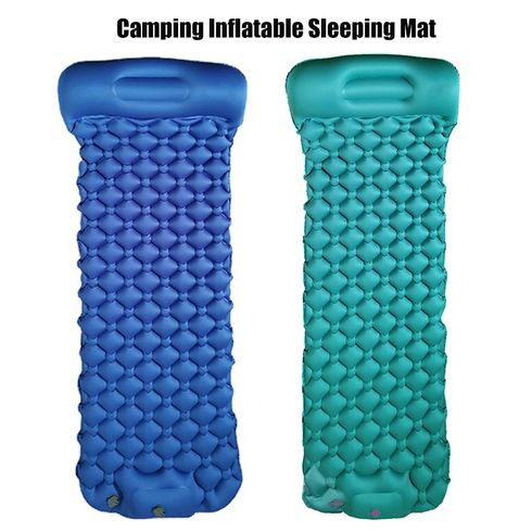 Sleeping Pad Portable Inflatable Sleeping Mat with Built-in Pump for Camping Picnic Backpacking Hiking Beach Travel