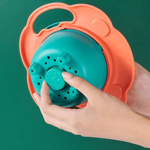Baby Gyro Bowl 360° Spill Resistant Gyro Bowl with Lid White big image 2